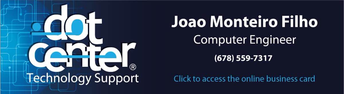 DotCenter Technology Support - Joao Monteiro Filho, Computer Engineer